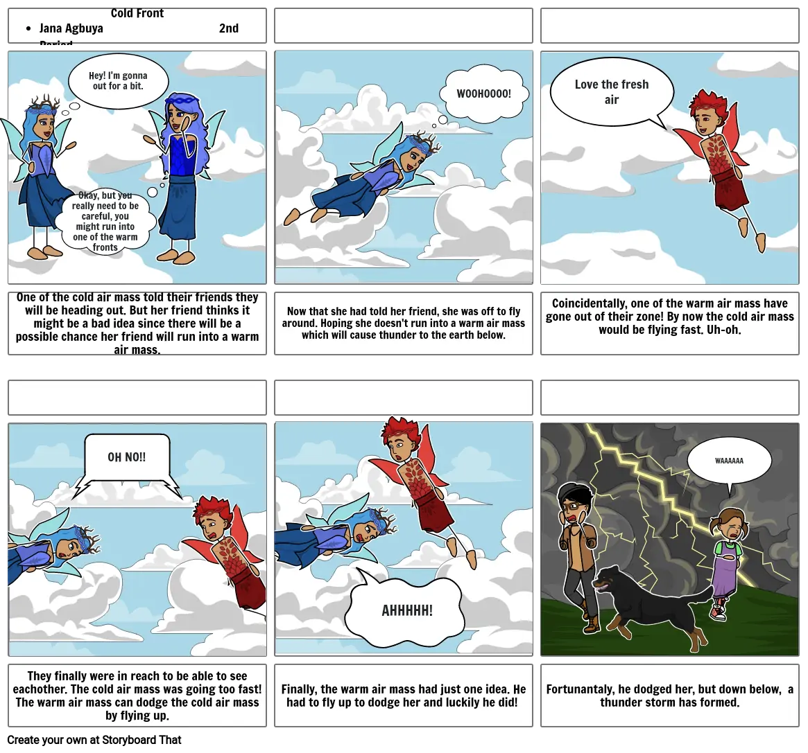 Cold Front Comic Strip