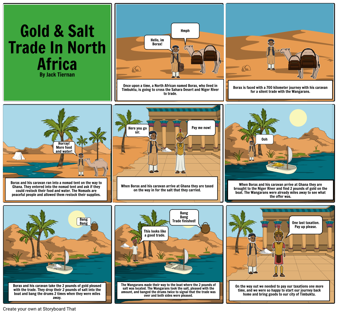 Gold And Salt Trade Jacktiernan