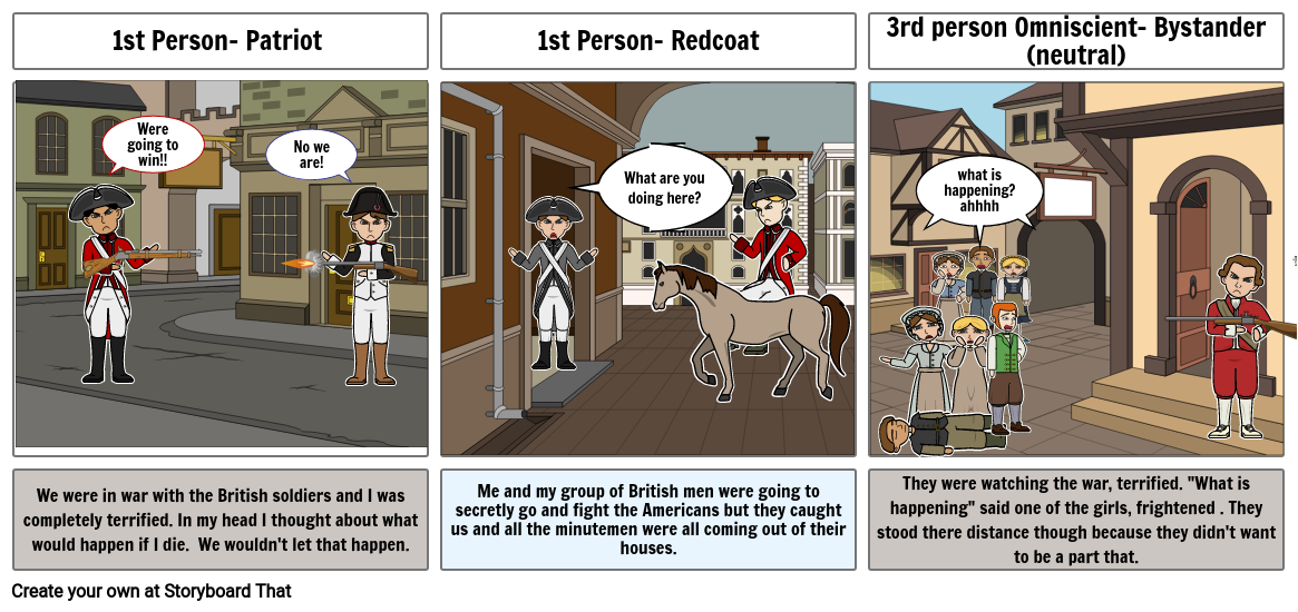 Boston massacre Storyboard by jacosta78221