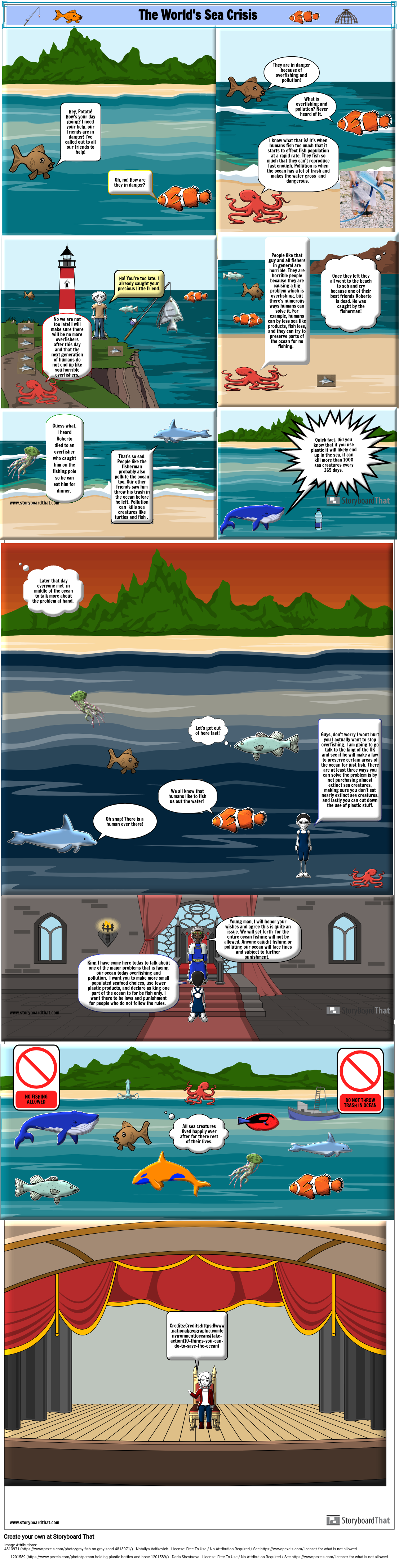 Jantz s World Without Fish Graphic Novel Storyboard Jantz s World Without Fish Graphic Novel Storyboard