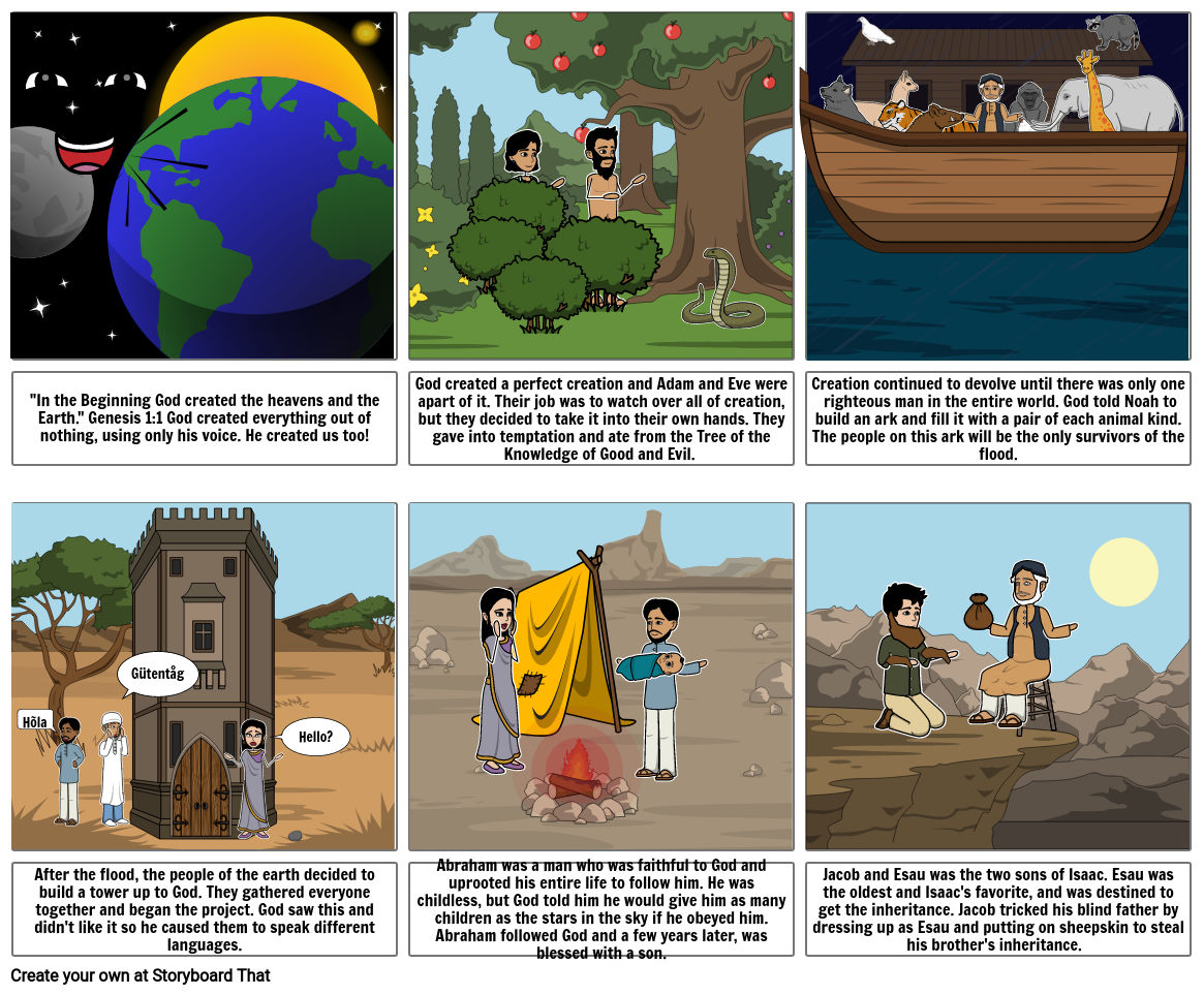 Bible 9 genesis Storyboard by jalge2497718