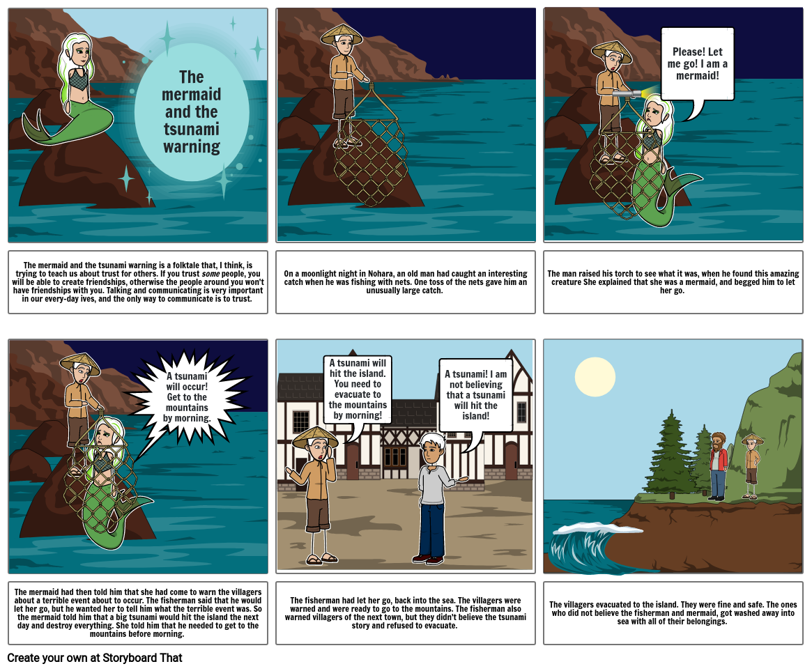 Folktale Comic Storyboard by jamesdeflamingh