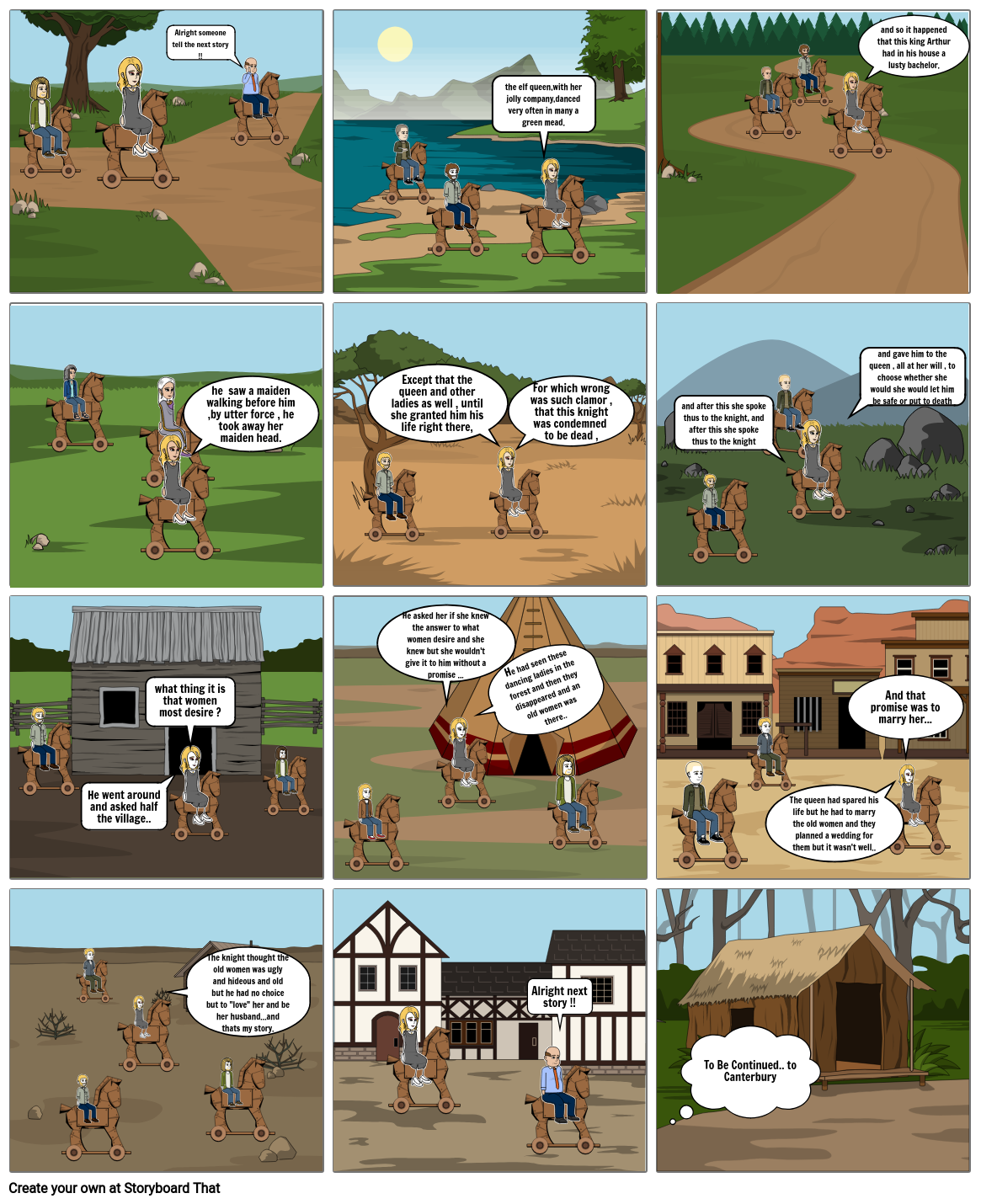 Canterbury Storyboard por janiahtaniya