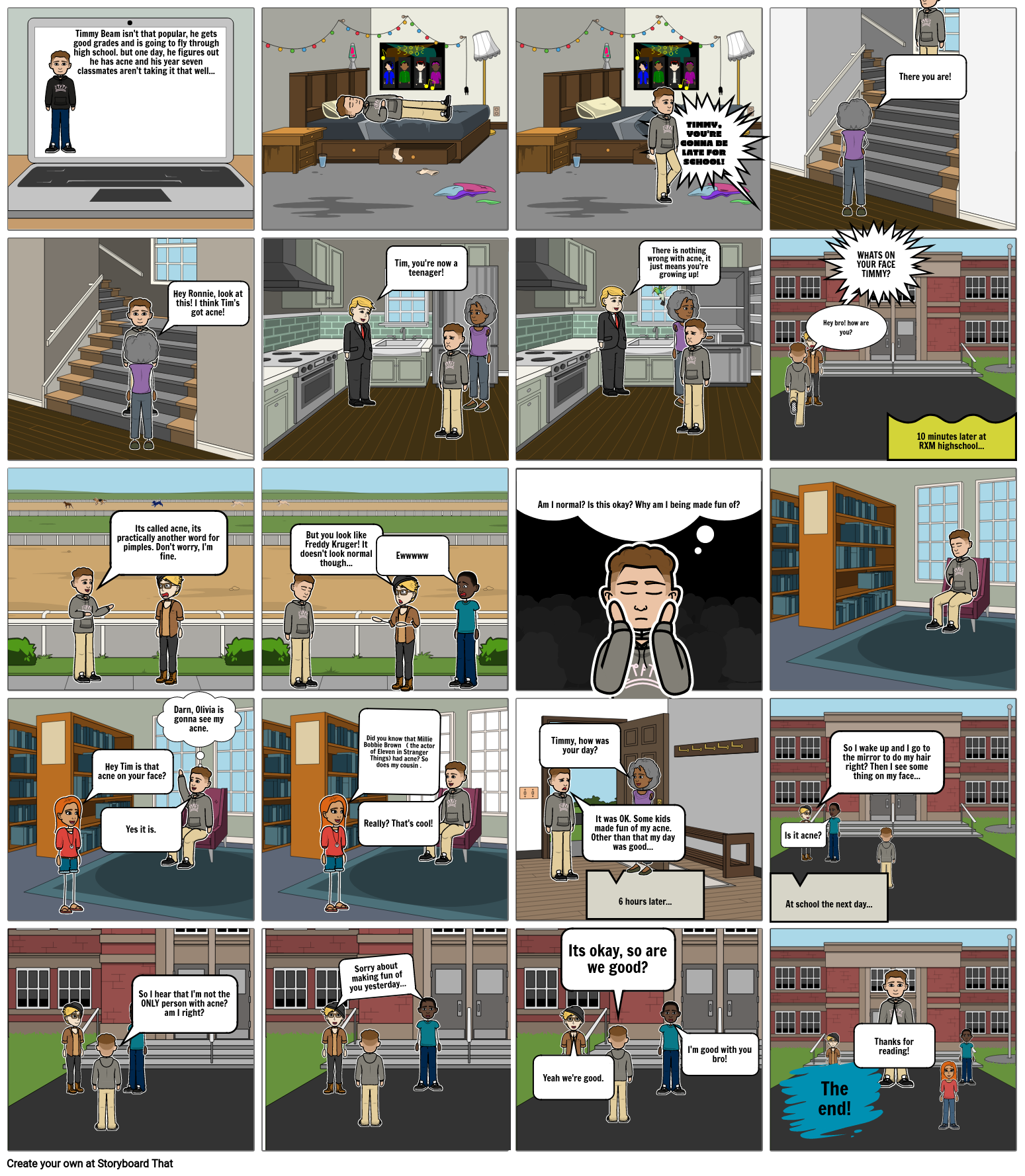 Timmy Beam Storyboard by jaribb