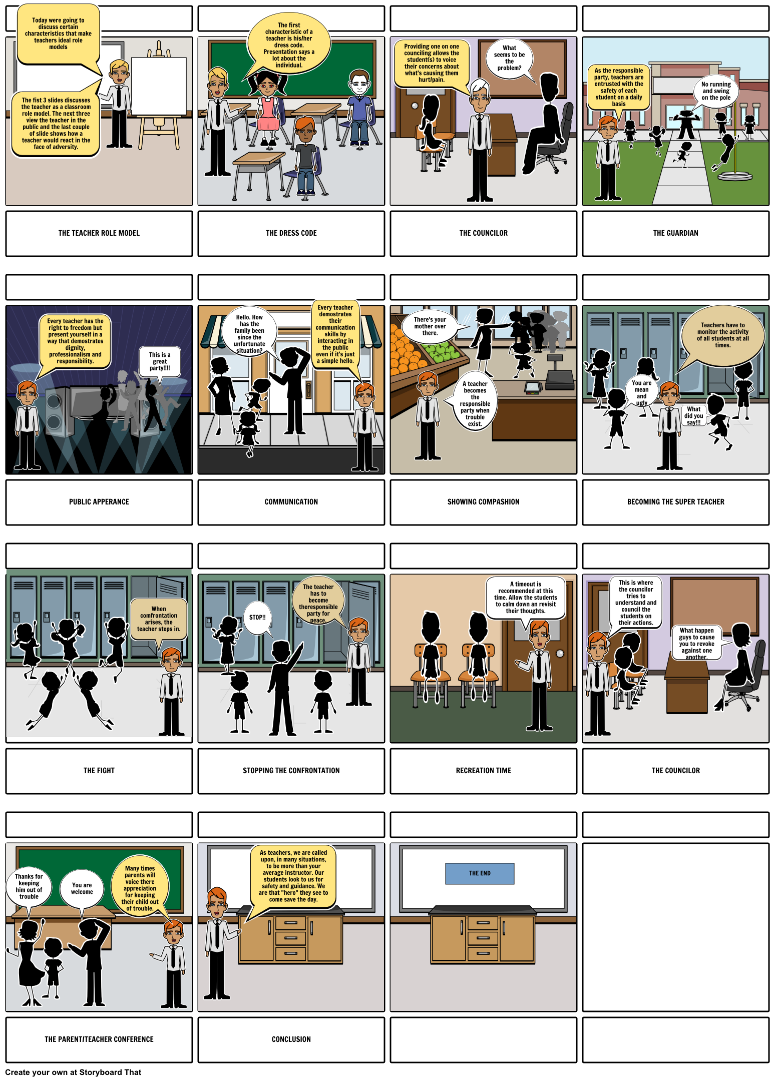 TEACHER ROLE MODELS Storyboard por jarvis1982