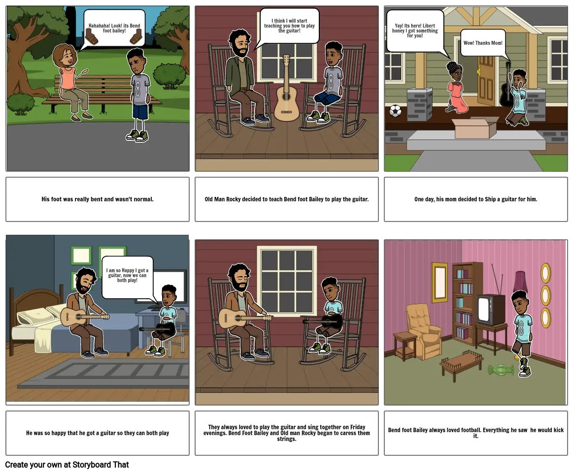 Language Arts Comic Strip Project