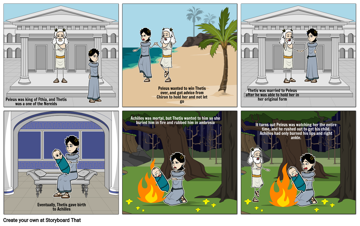 birth of achilles Storyboard by jdiaz74962