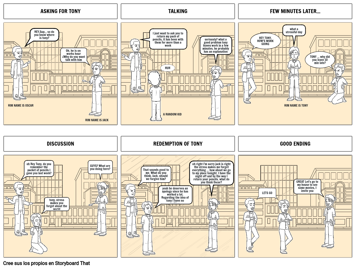 STORYBOARD BY: jesus armando rojas gonzalez