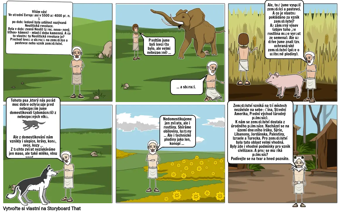 Komiks Neolitická revoluce 1