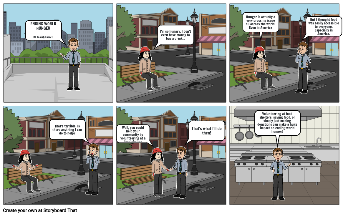 AP Human Comic Strip Storyboard by jf95134