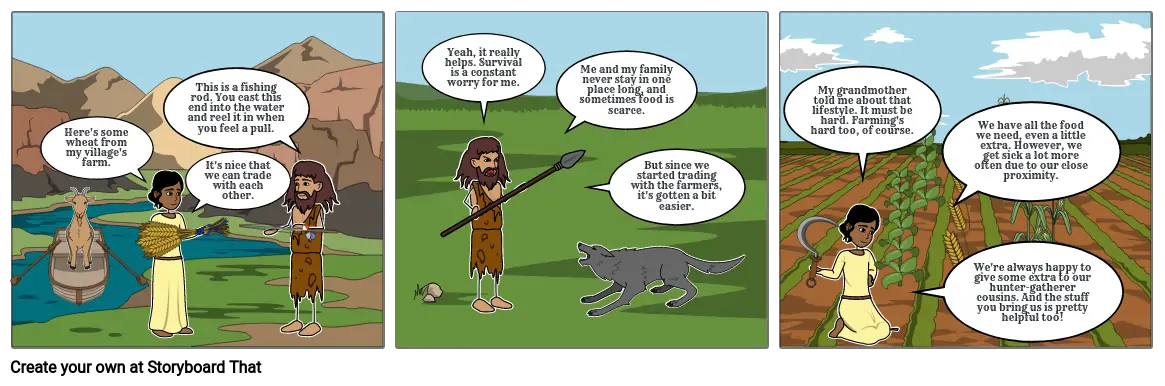 Neolithic Trade Comic