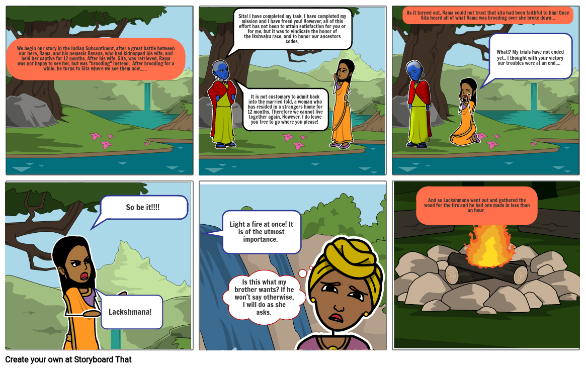 Part one of Ramayana story!!!! Storyboard by jgray34