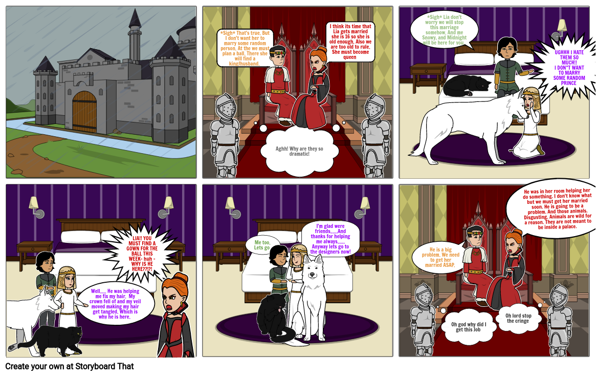 Romeo and Juliet AU part 1 Storyboard por jinfante68619