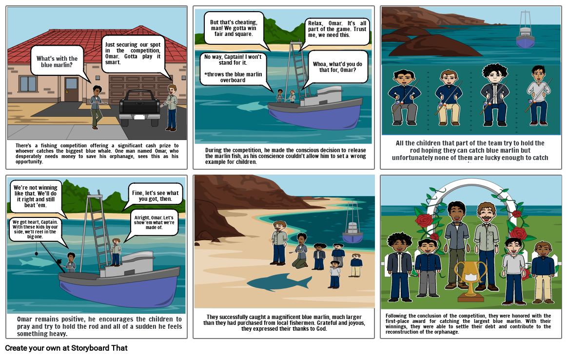 blue marlin Storyboard by jj_reyes