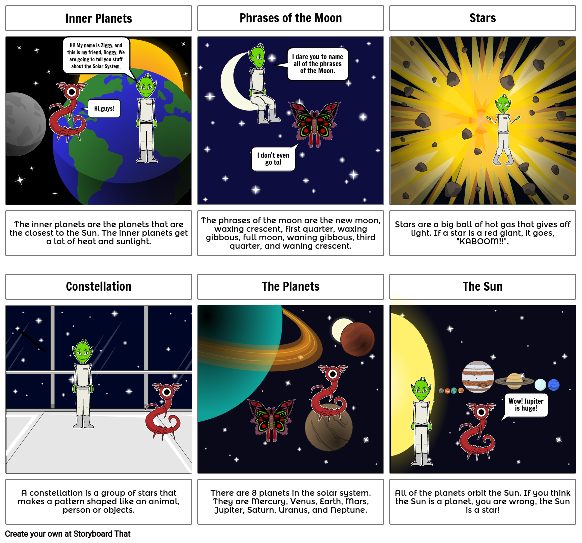 The Solar System Storyboard by jjiel