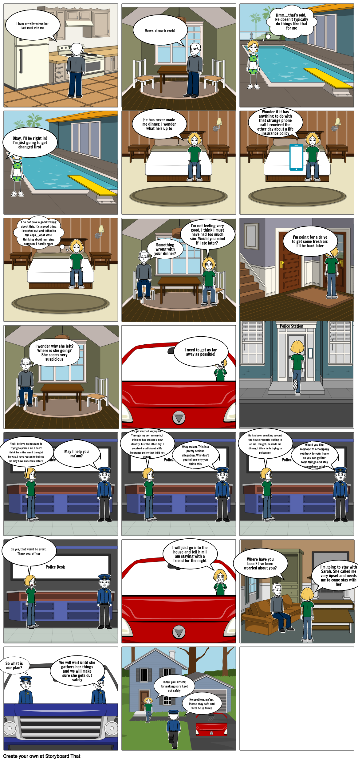 Three is a Lucky Number Storyboard por jkendig1176
