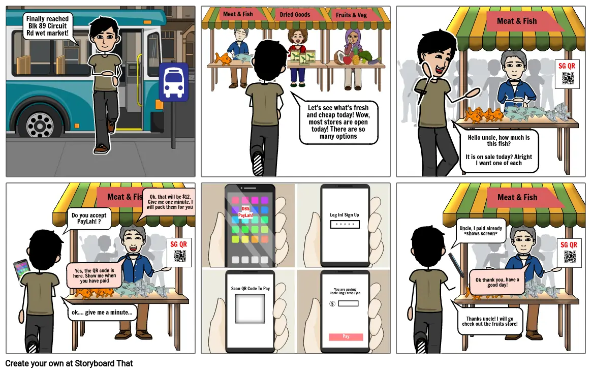 Storyboard - Wet Market