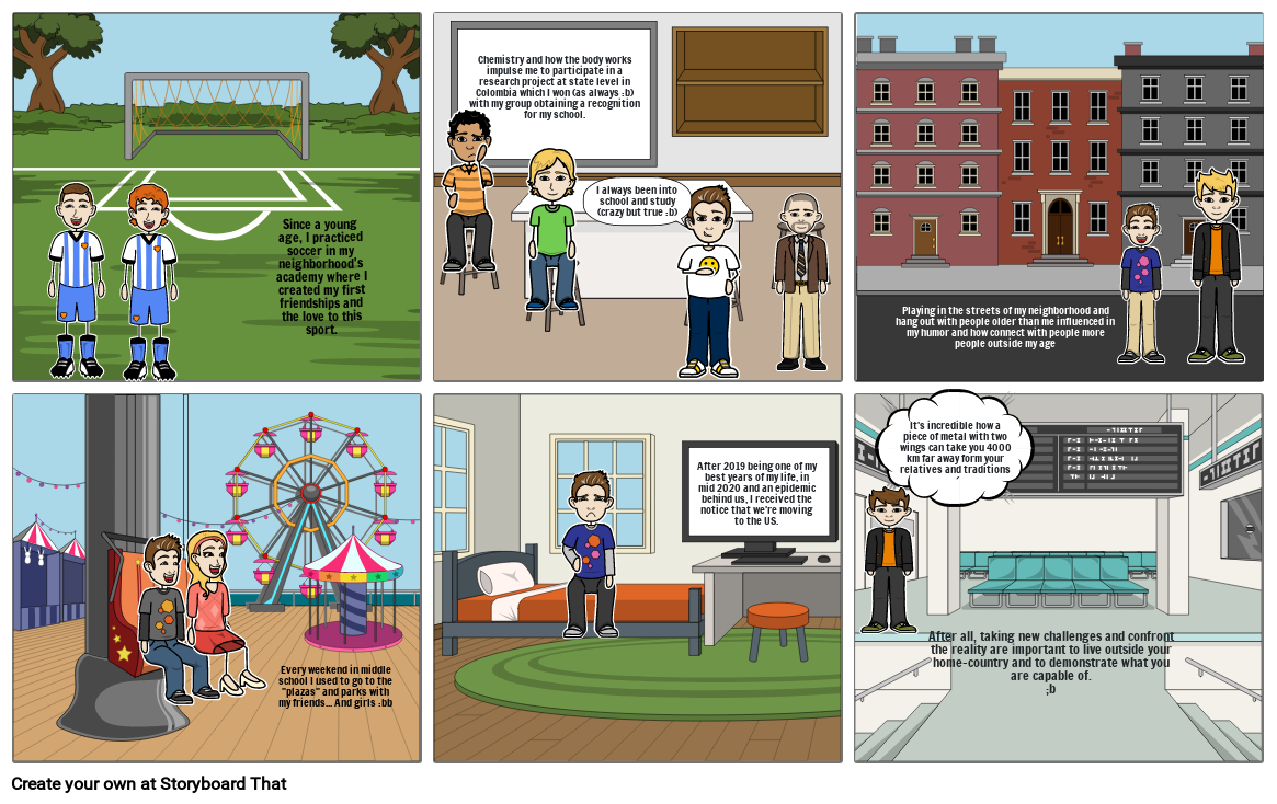 Draw my Life Storyboard por jmartinez008