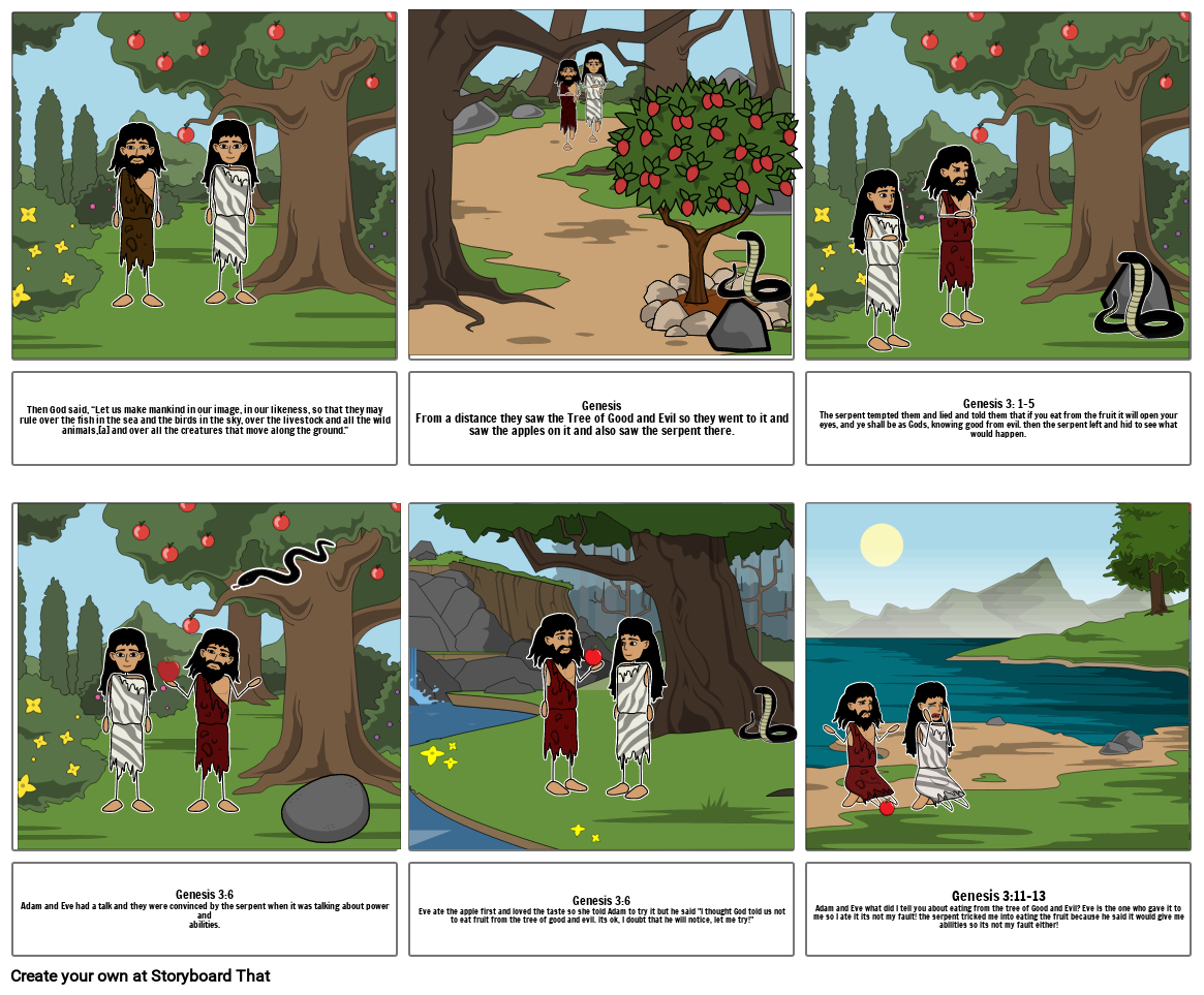 Adam And Eve Storyboard By Jolianna 4336