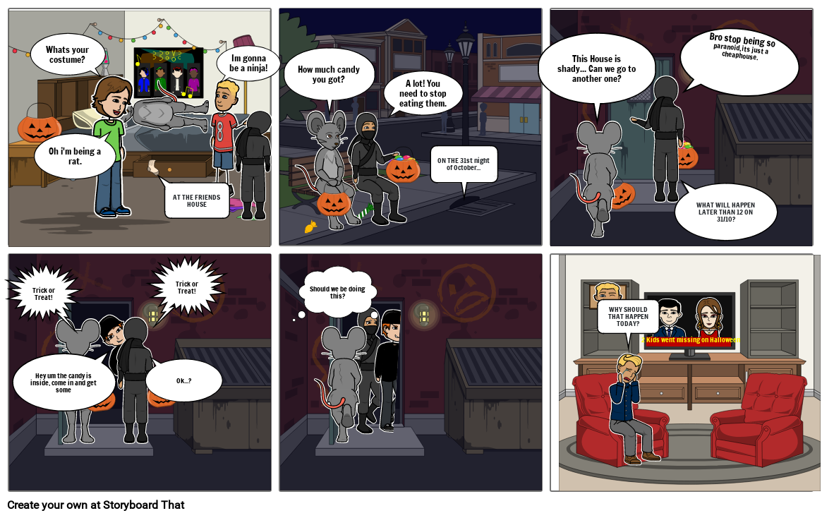 Haloween costum comic