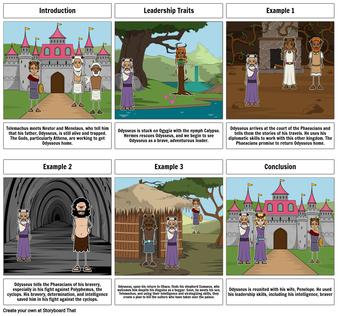 Odyssey Portfolio Storyboard por josephfinley22