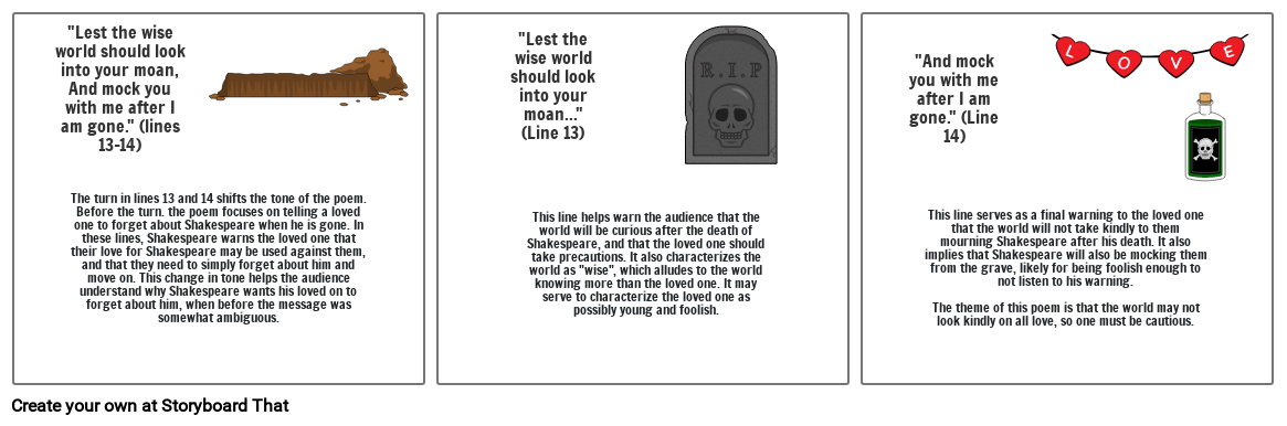 Sonnet 71 analysis Part 2