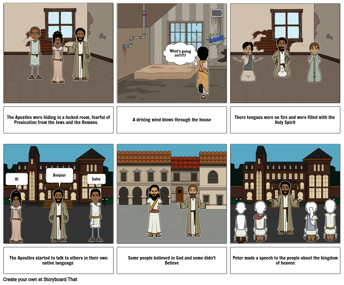 Religion project Storyboard by joshstock1203