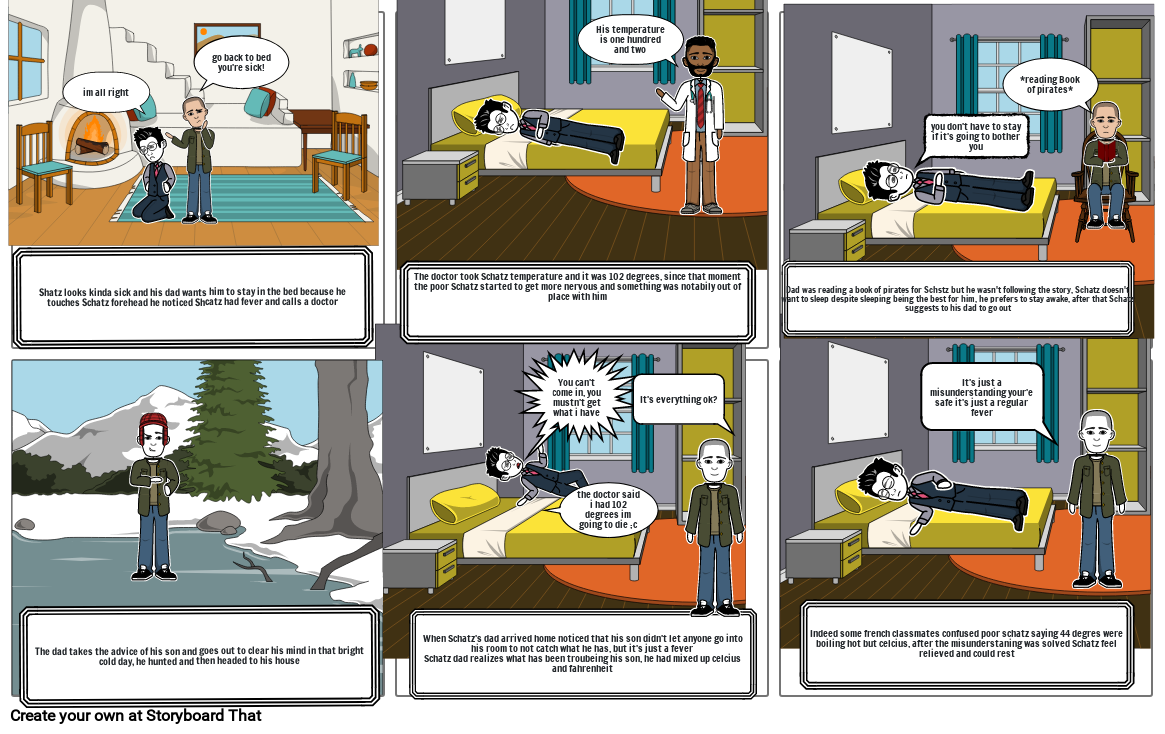 A Day's Wait Short Story A day's wait Storyboard by jp59677