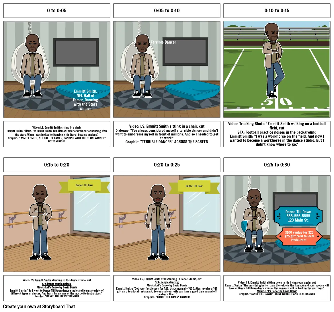 Storyboard Writing for Electronic Media