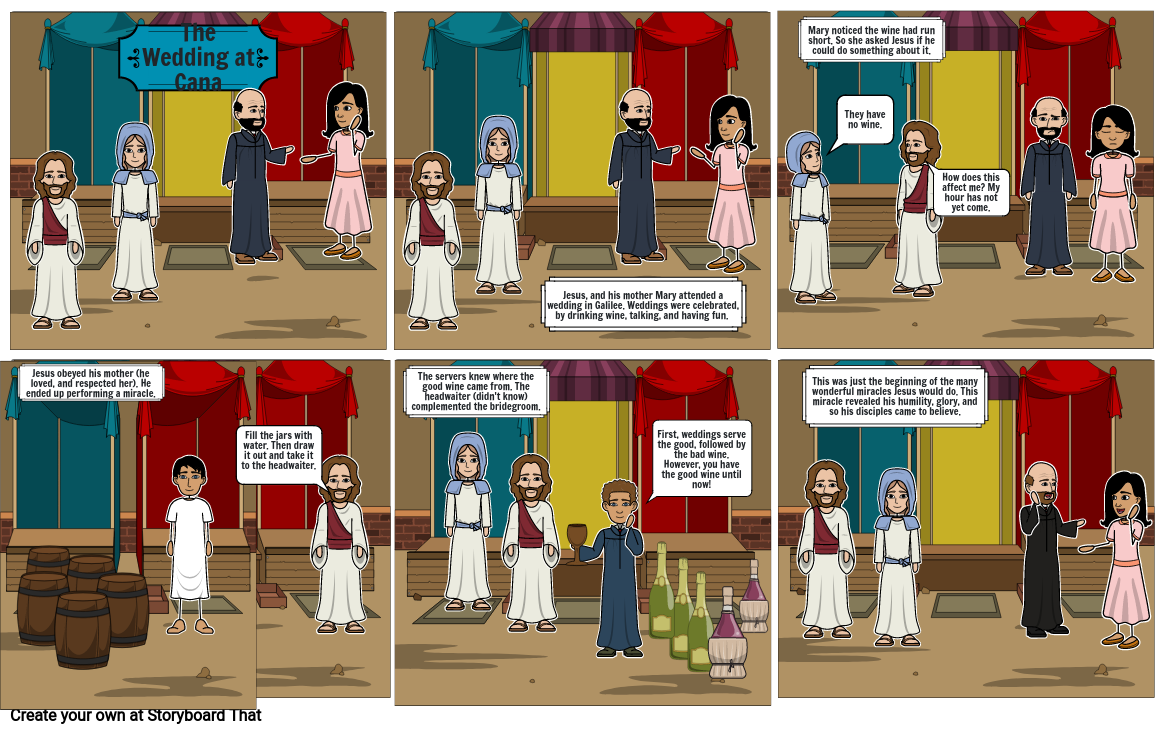 The Wedding at Cana Storyboard by jrubin89692