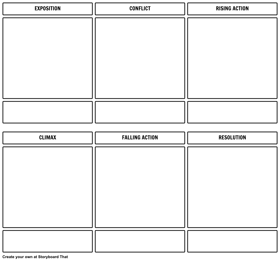 Greek Mythology: Creation Myth Plot Diagram Storyboard