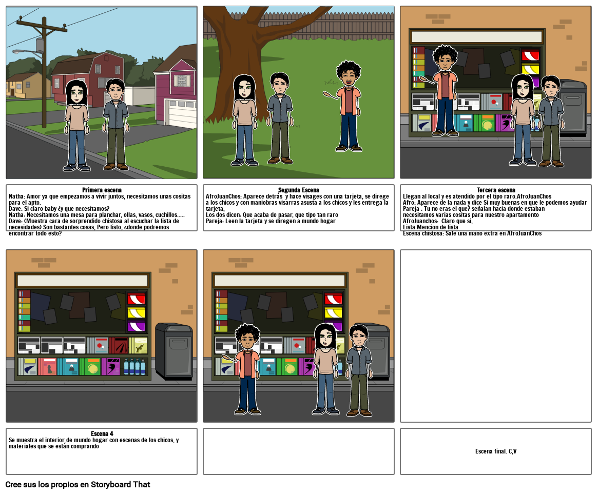 Story Board para Mundo Hogar