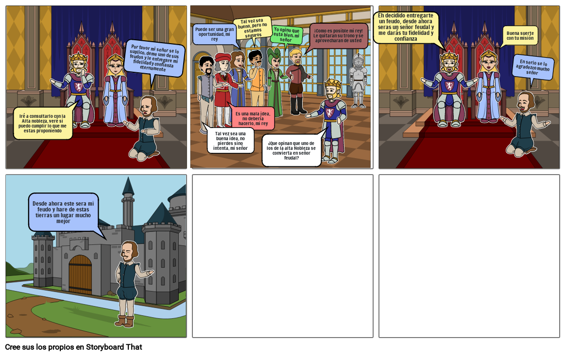 El Feudalismo Storyboard By Juanmartin09 6623