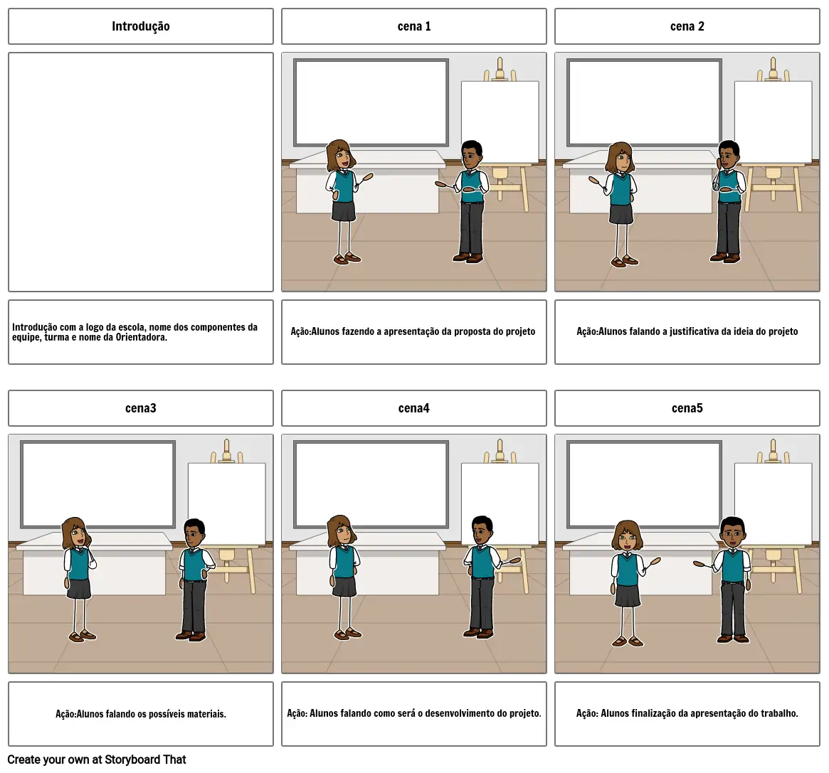 storyboard oftec