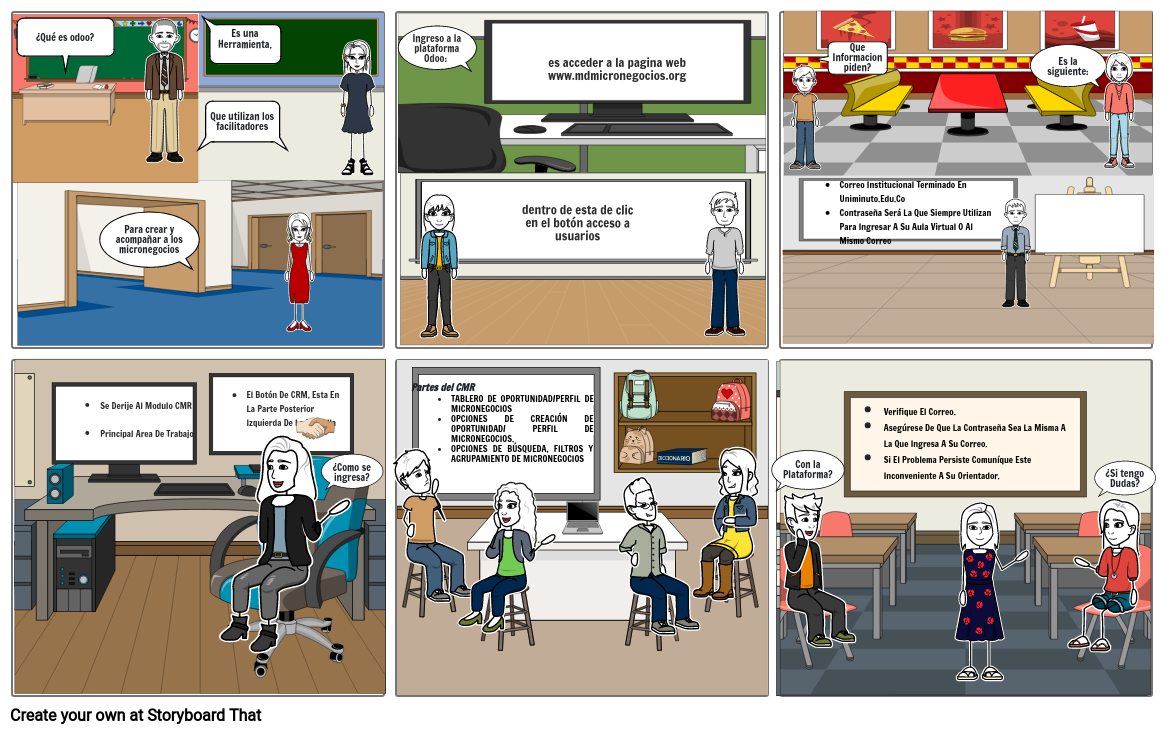 Plataforma Odoo Storyboard by julian30790