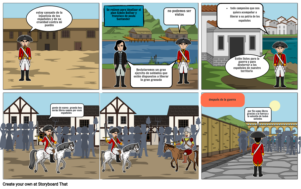 batalla de Boyacá Storyboard by julian81176