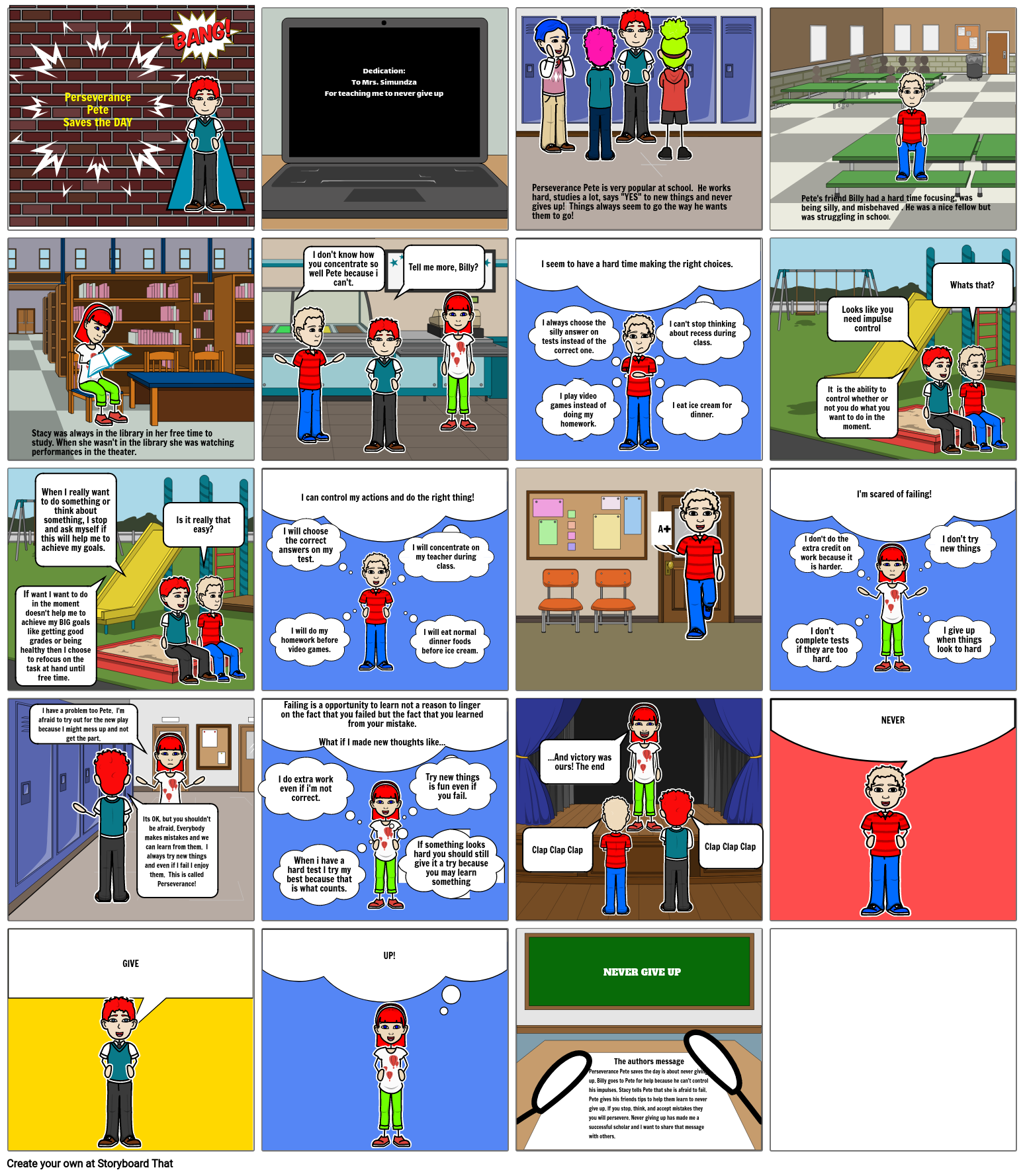 Perseverance Pete Storyboard Par Julietlynneevans