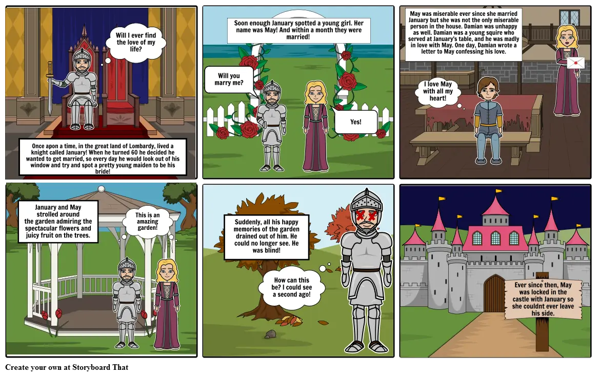 The Merchants Tale Comic Strip