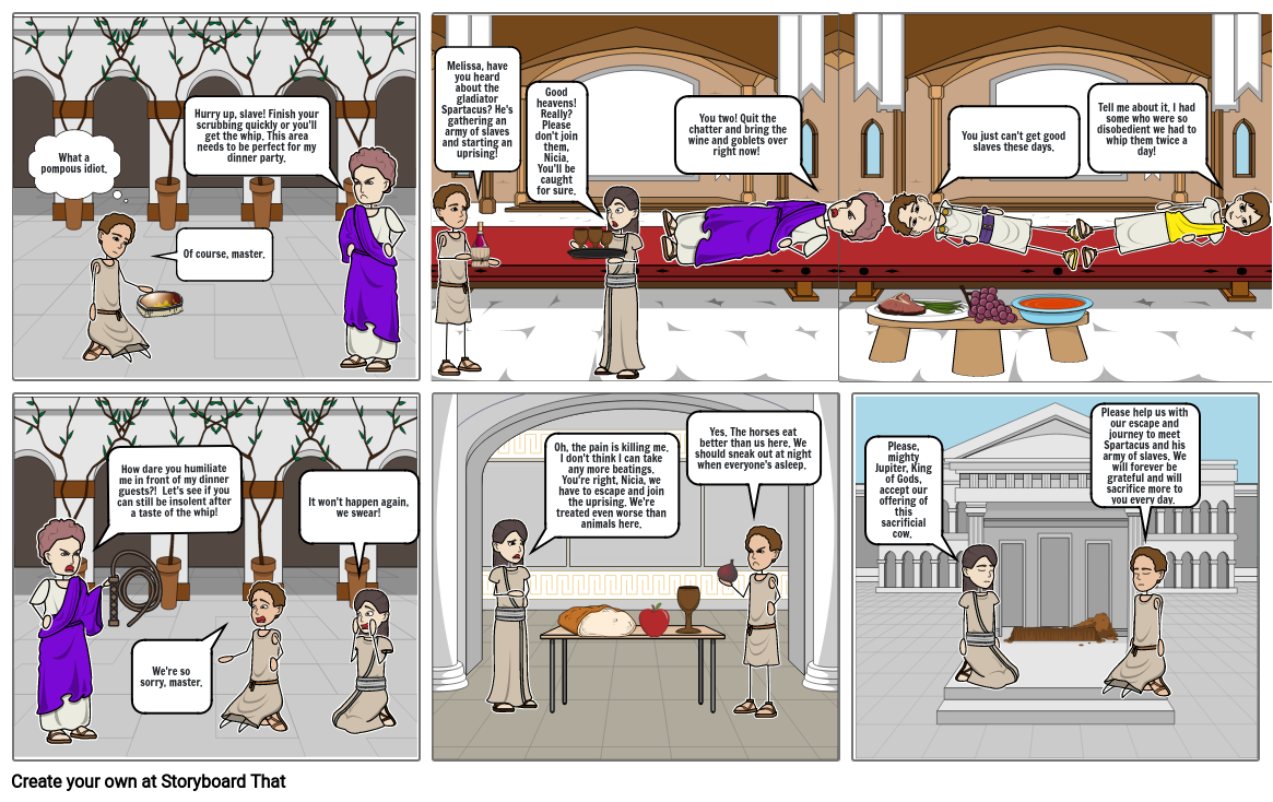Daily Life In Ancient Rome Storyboard Por Justforschool 7905