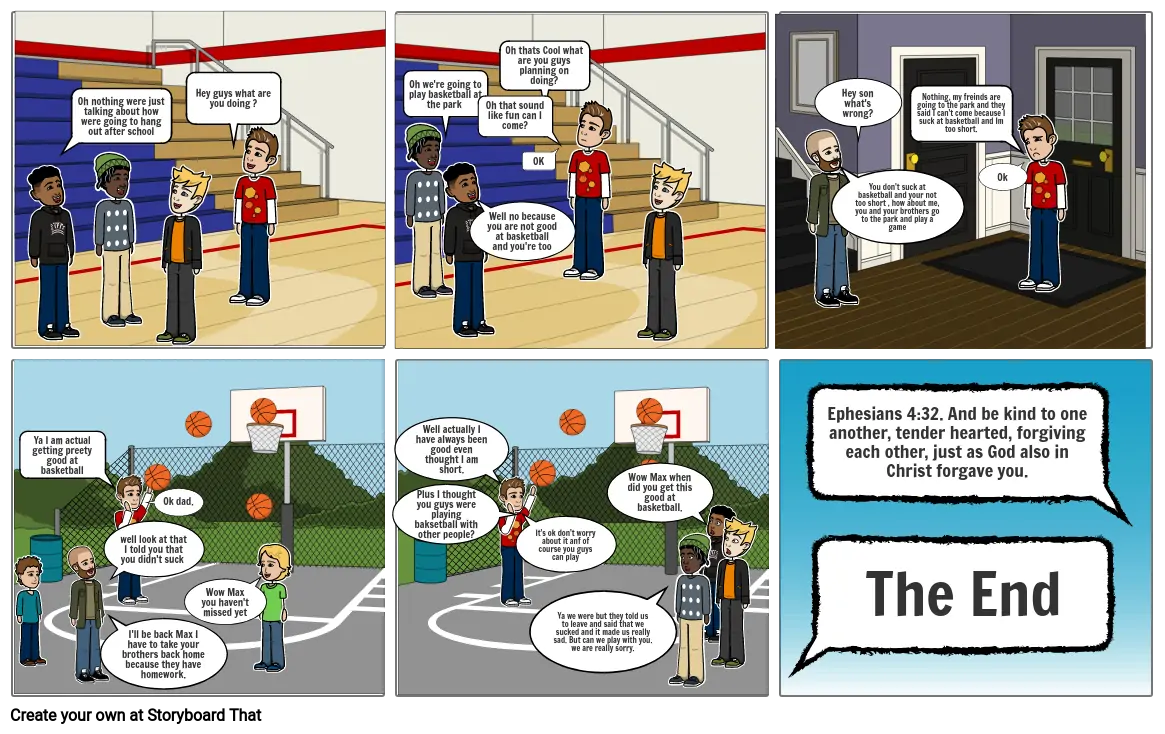 Comic strip activity - Justin Pacella