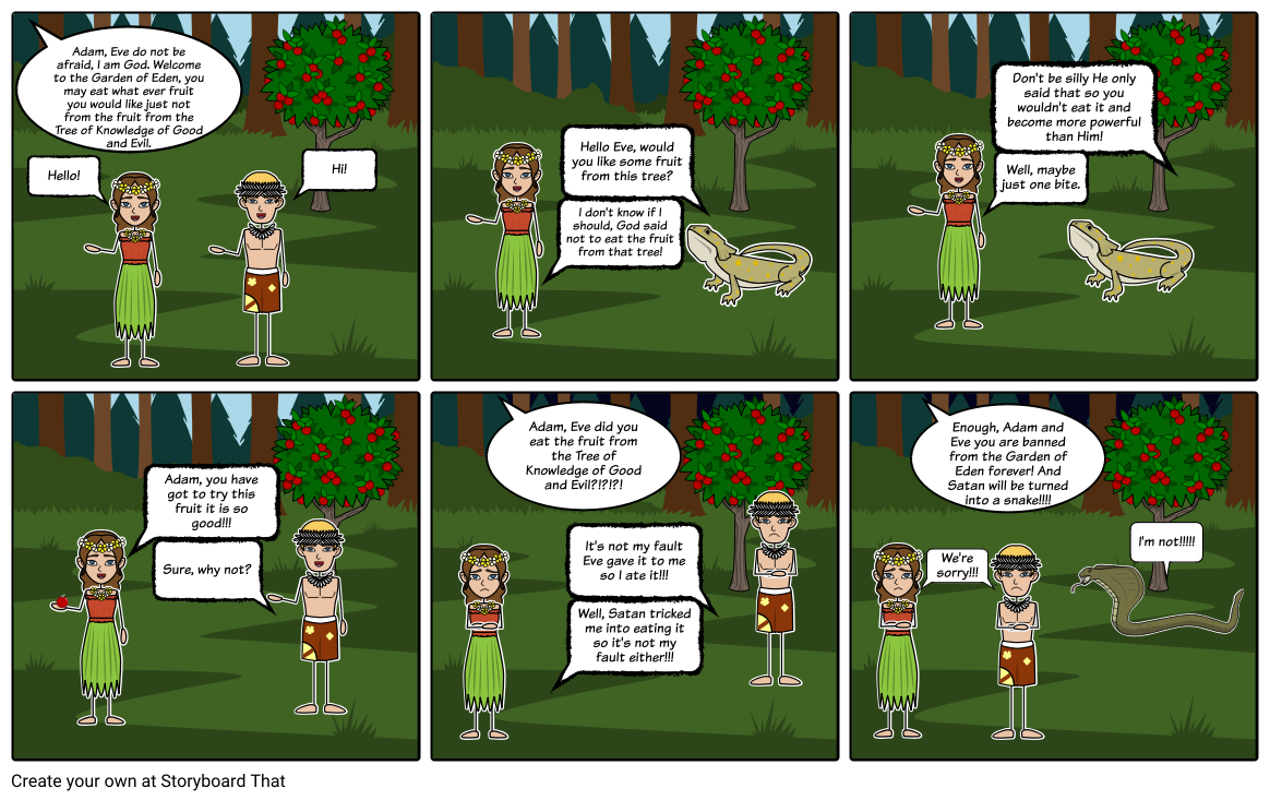 Story of eve. The Adam and Eve story.