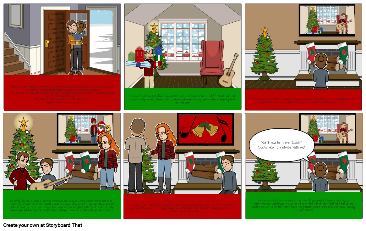 Christmas With My Dad Storyboard by kara06