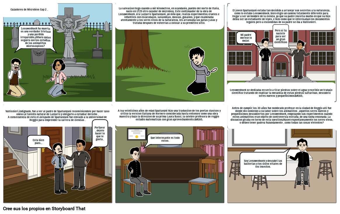 Cazadores de Microbios Cap.2 Storyboard by karinacortez