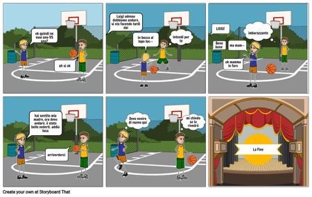 italian comic strip continued