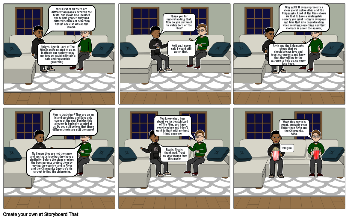 Lord Of The Flies VS. Alvin And The Chipmunks PART 2