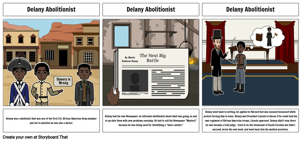 Delany Abolitionist