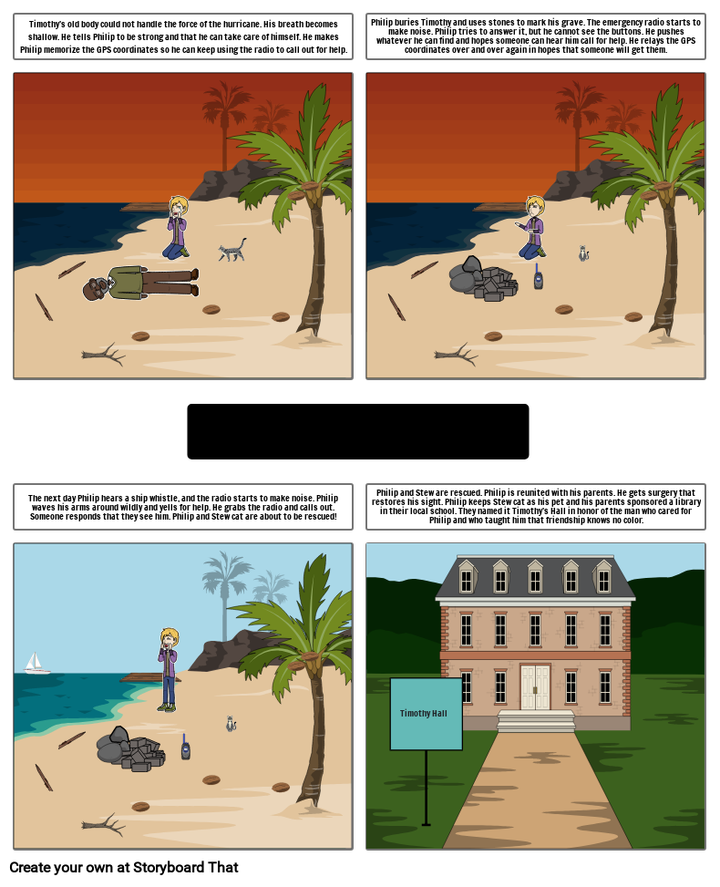 The Cay Modern Adventure Storyboard by kat7879