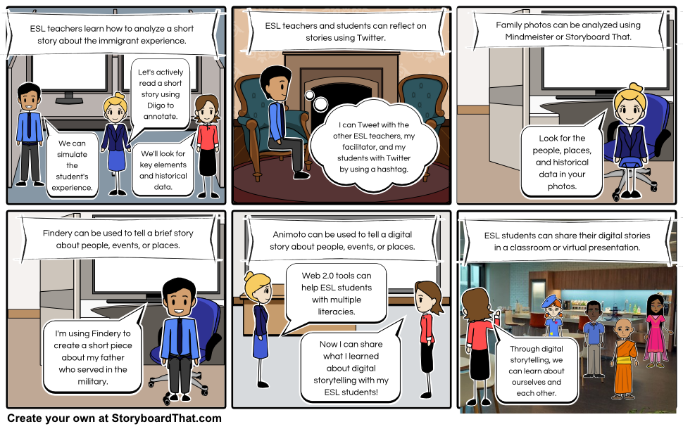 More Short Story, Digital Story, Your Story Storyboard