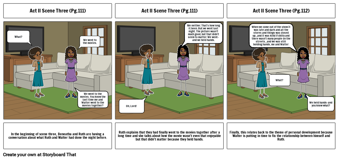 Raisin In The Sun Storyboard By Kaylale 2869