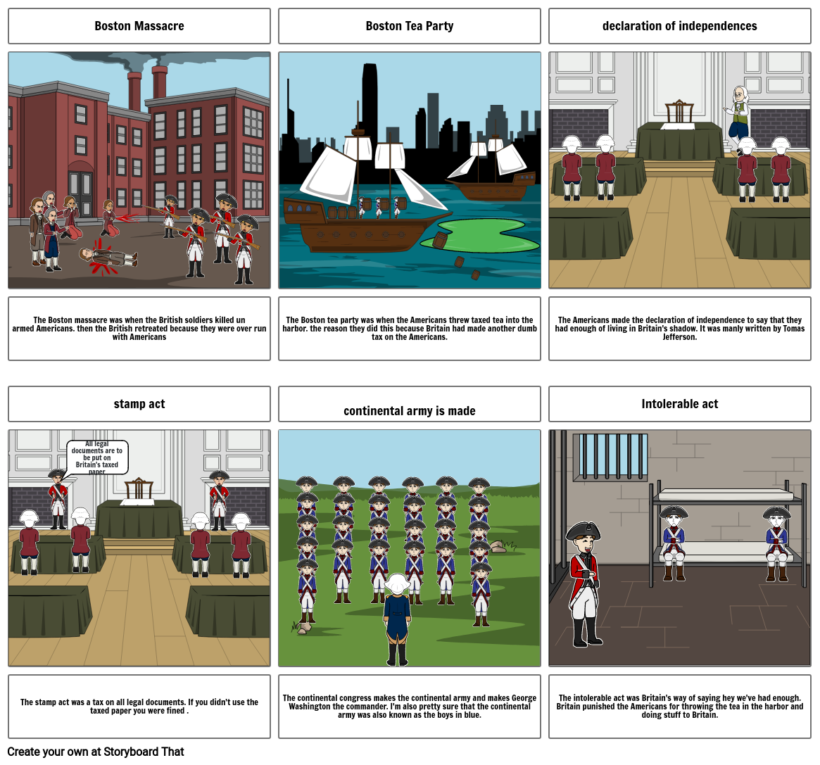 american-history-storyboard-par-kbeach52576